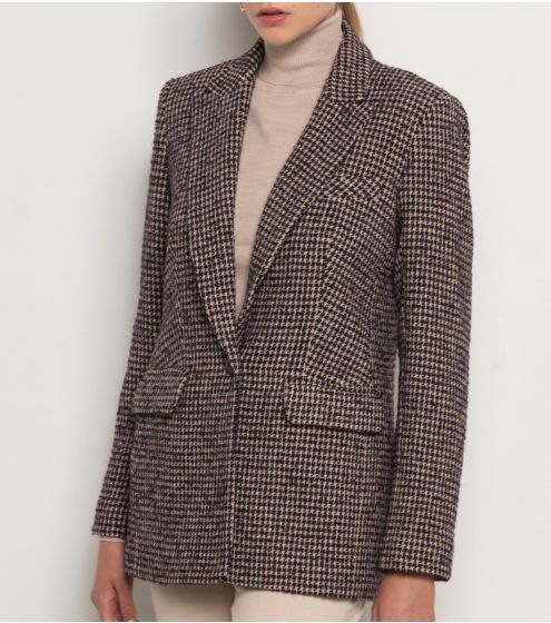 Σακάκι σε Μάλλινο Tweed Ύφασμα