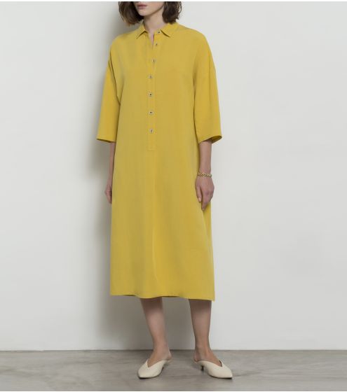 Shirt - Dress σε Rayon - Linen Blend