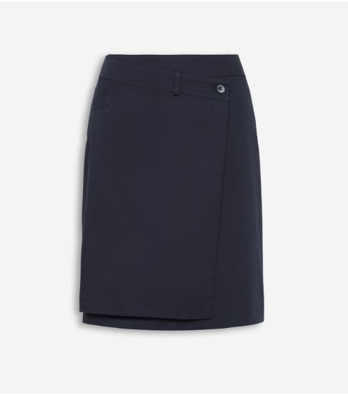 Satin Cotton Mini Skirt