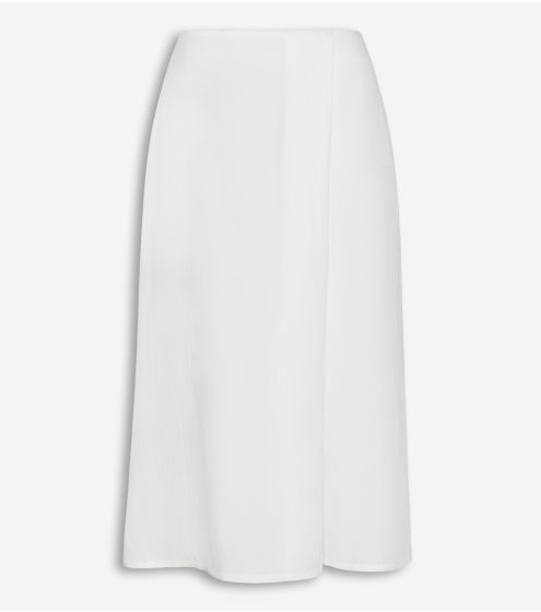 Midi Rayon - Linen Skirt
