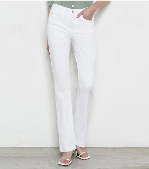 Boot Cut White Jeans
