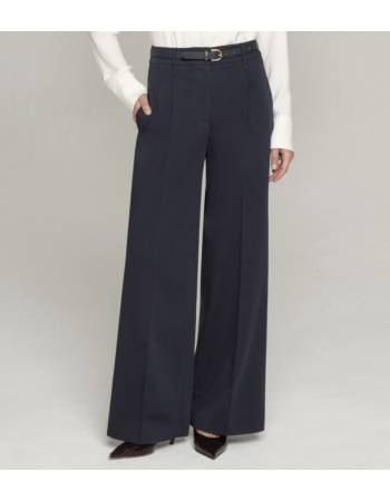 Παντελόνι με Πιέτες σε Σατέν Γκαμπαρντίνα