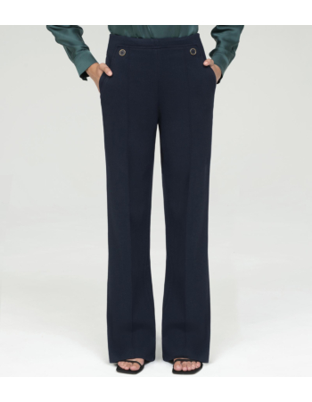 Παντελόνι Nautical σε Wool Viscose Blend