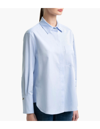 Πουκάμισο Βoyfriend σε Ποπλίνα