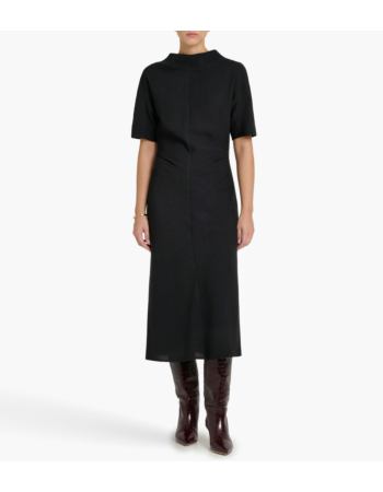Φόρεμα Cowl-Neck σε Mάλλινο Κρεπ