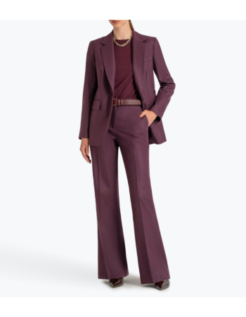 Blazer σε Μάλλινο Melange Ύφασμα