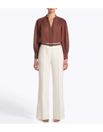 Παντελόνι Straight Leg σε Linen Blend