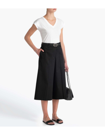 Jupe Culotte σε Σατέν Γκαμπαρντίνα