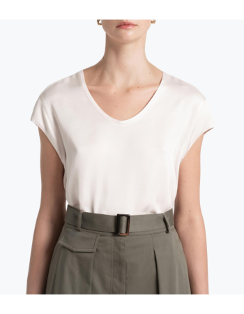 Top σε Satin Rayon Blend