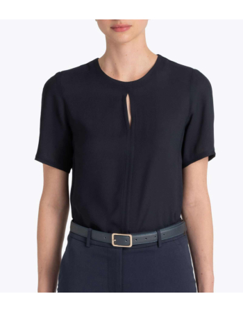 Μπλούζα Cut Out σε Viscose Crepe