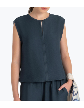 Top Minimal σε Viscose Blend