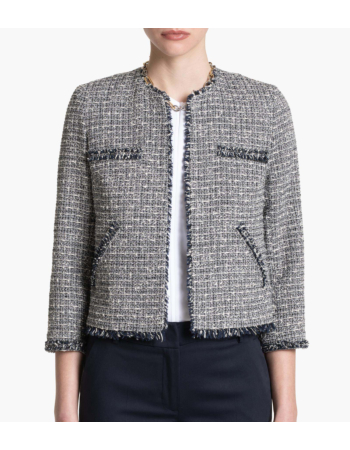 Ζακέτα Μπουκλέ με Ξέφτια