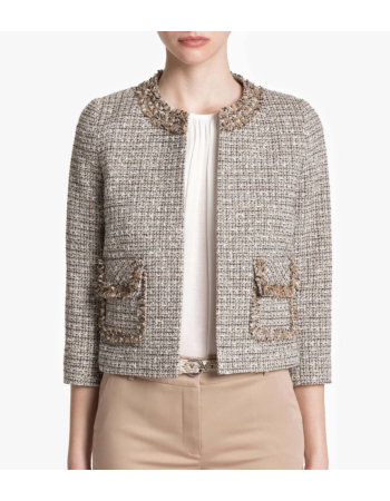 Zακέτα Μπουκλέ Με Τσέπες