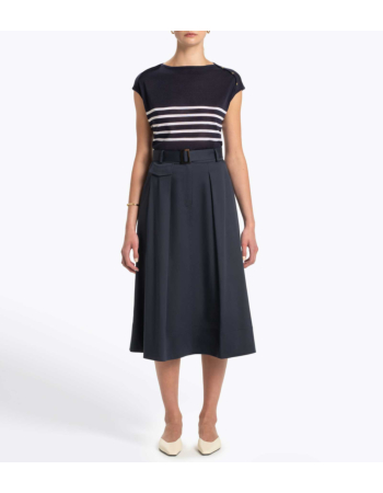 Φούστα με Πιέτες σε Γκαμπαρντίνα