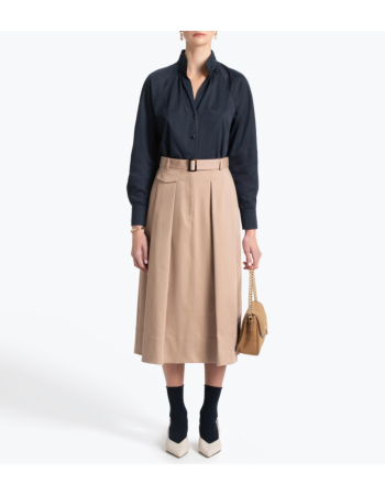 Φούστα με Πιέτες σε Γκαμπαρντίνα