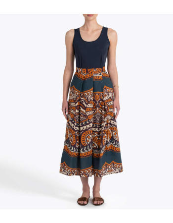 Φούστα Voile με Ikat Print