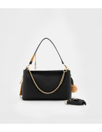 Τσάντα Shoulderbag με Διπλό Λουρί