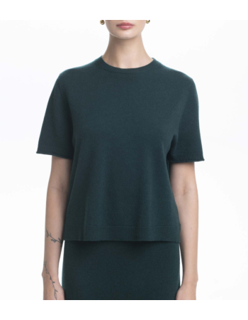 T-shirt Βoxy σε Μαλλί και Κασμίρι