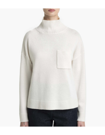 Πουλόβερ Mock Neck σε Heavy  Μαλλί & Κασμίρι