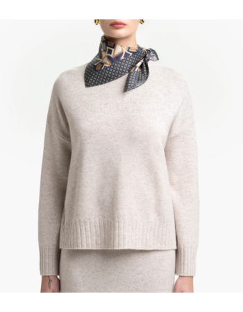 Πουλόβερ Crew Neck σε Heavy Μαλλί & Κασμίρι