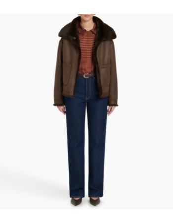Ζακέτα Κοντή σε Faux Shearling