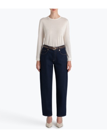 Loose Fit Barrel Leg Jeans