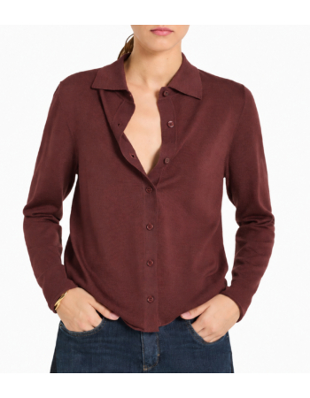 Knit Shirt με Μαλλί & Μετάξι