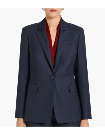 Σακάκι Plaid σε 100% Pure Wool