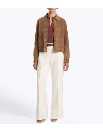 Μπουφάν σε Suede Δέρμα