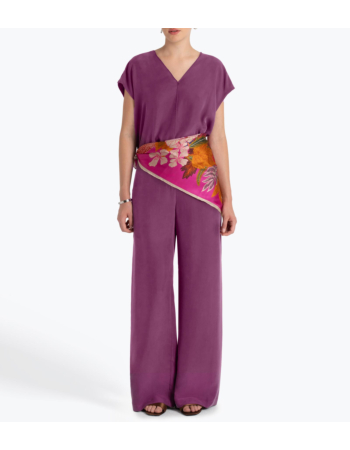 Παντελόνι Wide Leg σε 100% Μετάξι