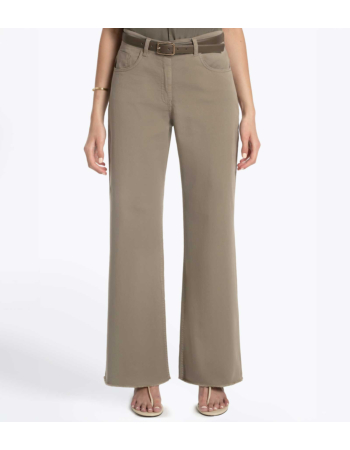 Παντελόνι Flared σε Cotton Blend