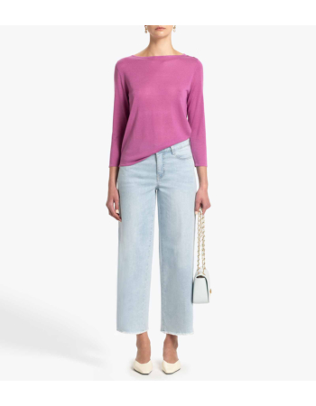 Wide Fit Cropped Jeans