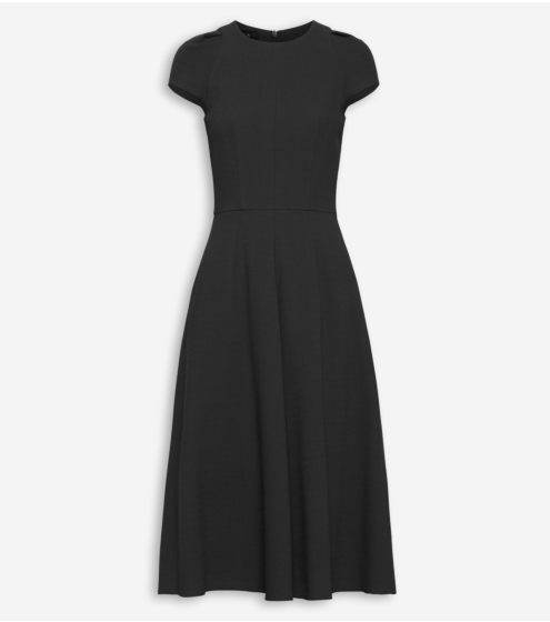 Φόρεμα Midi σε Μάλλινο Κρεπ