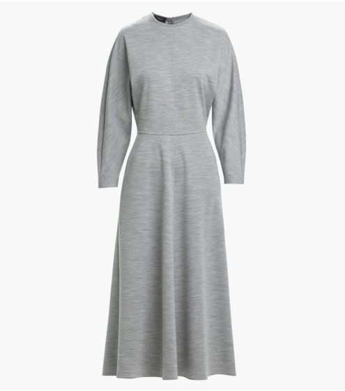 Φόρεμα Μidi σε Jersey με Παρθένο Μαλλί