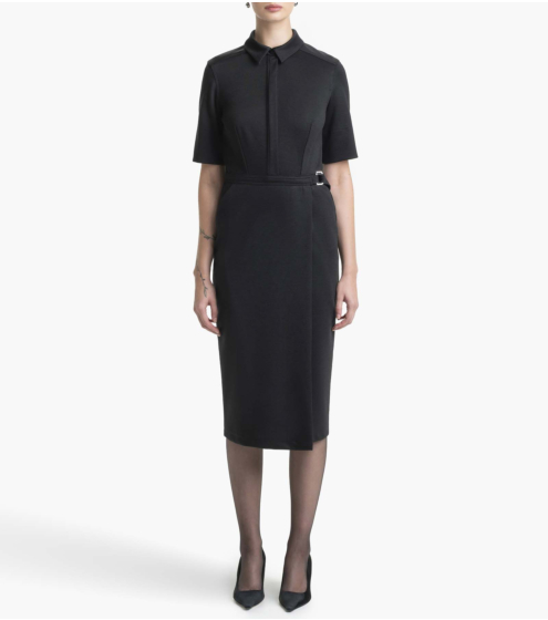 Φόρεμα - Shirt σε Jersey με Παρθένο Μαλλί