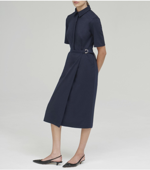 Φόρεμα - Shirt σε Jersey με Παρθένο Μαλλί