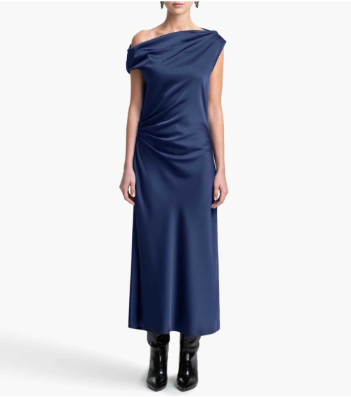 Φόρεμα Βleu Nuit Satin