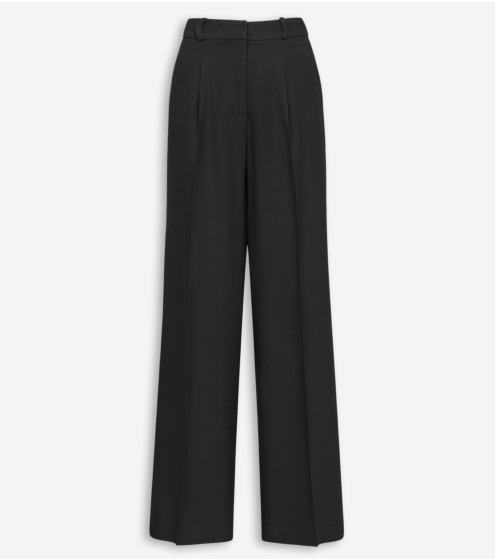 Παντελόνι με Πιέτες σε Μάλλινο Κρεπ