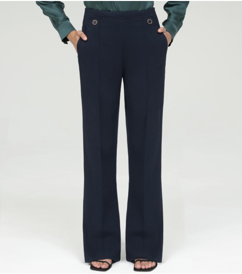 Παντελόνι Nautical σε Wool Viscose Blend