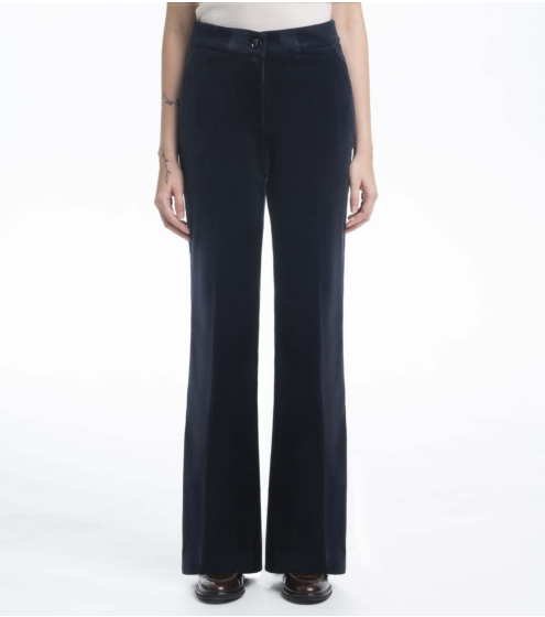 Παντελόνι Flared σε Cotton Κοτλέ