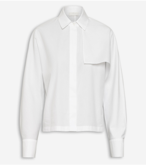 Πουκάμισο Cropped σε Cotton Poplin