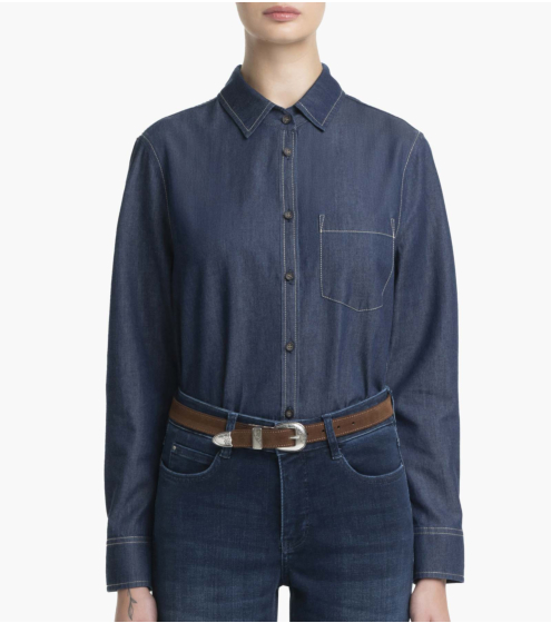 Πουκάμισο Boyfriend σε Denim