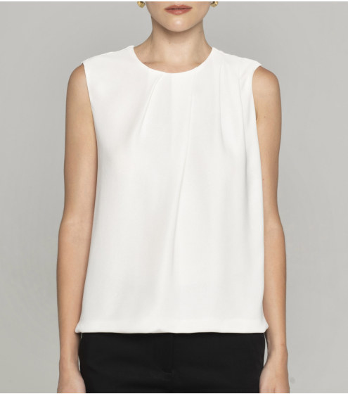 Μπλούζα με Πτυχώσεις σε Κρεπ