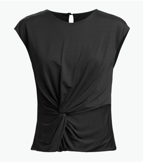 Top με Πτυχώσεις σε Crepe Jersey