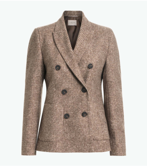 Blazer Prince de Galles με Παρθένο Μαλλί