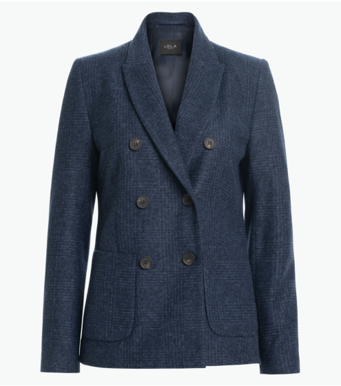 Blazer Prince de Galles με Παρθένο Μαλλί