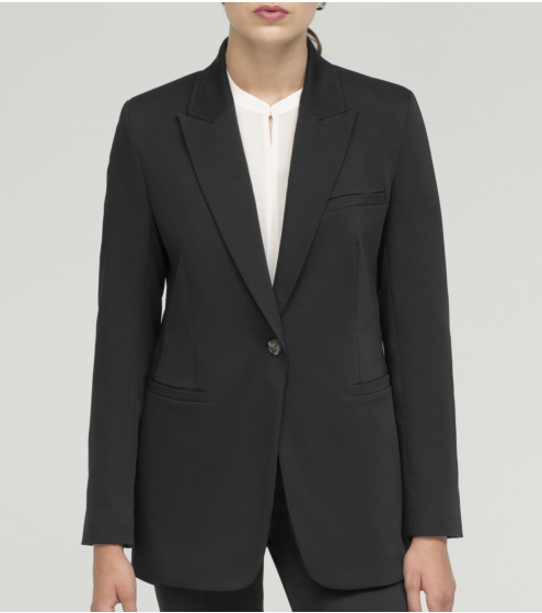 Blazer σε Σατέν Γκαμπαρντίνα