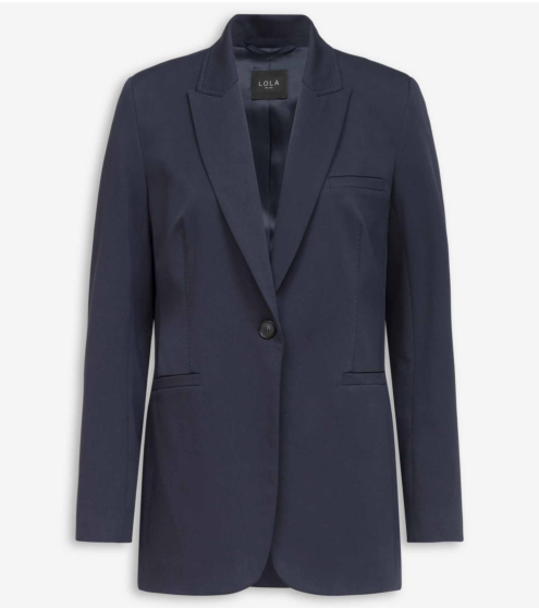 Blazer σε Σατέν Γκαμπαρντίνα