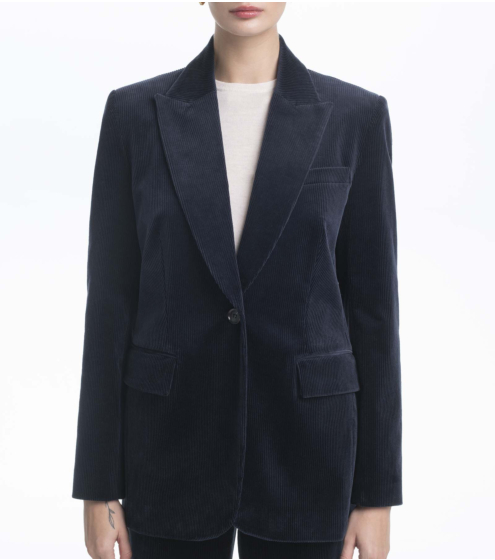 Blazer σε Cotton Κοτλέ