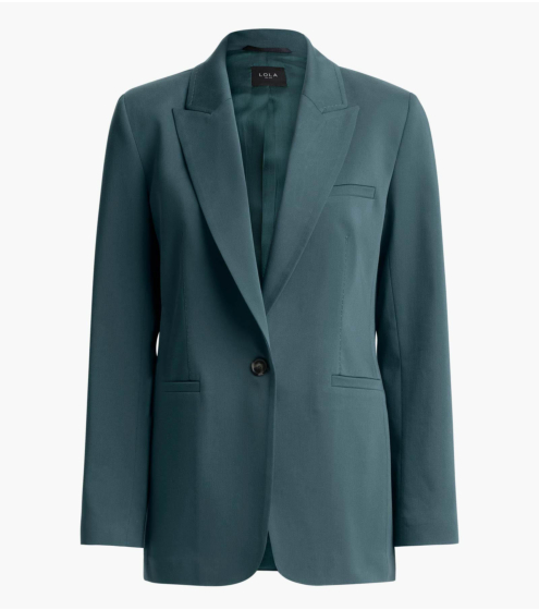 Blazer σε Σατέν Γκαμπαρντίνα